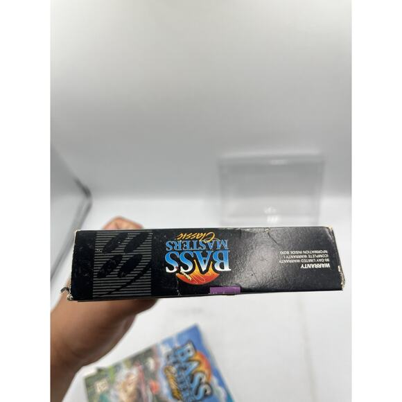 Super Nintendo SNES - Bass Masters Classic - Complete w/ Protector - Picture 14 of 16